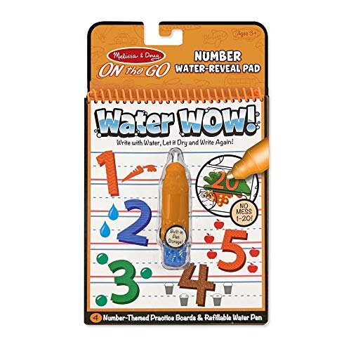 Melissa & Doug On the Go Water Wow! Reusable Water-Reveal Activity Pad - Numbers