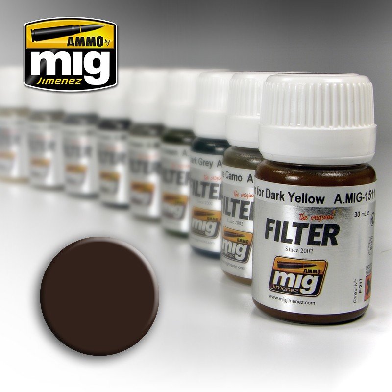 Ammo by Mig Filter - Brown for Dark Yellow