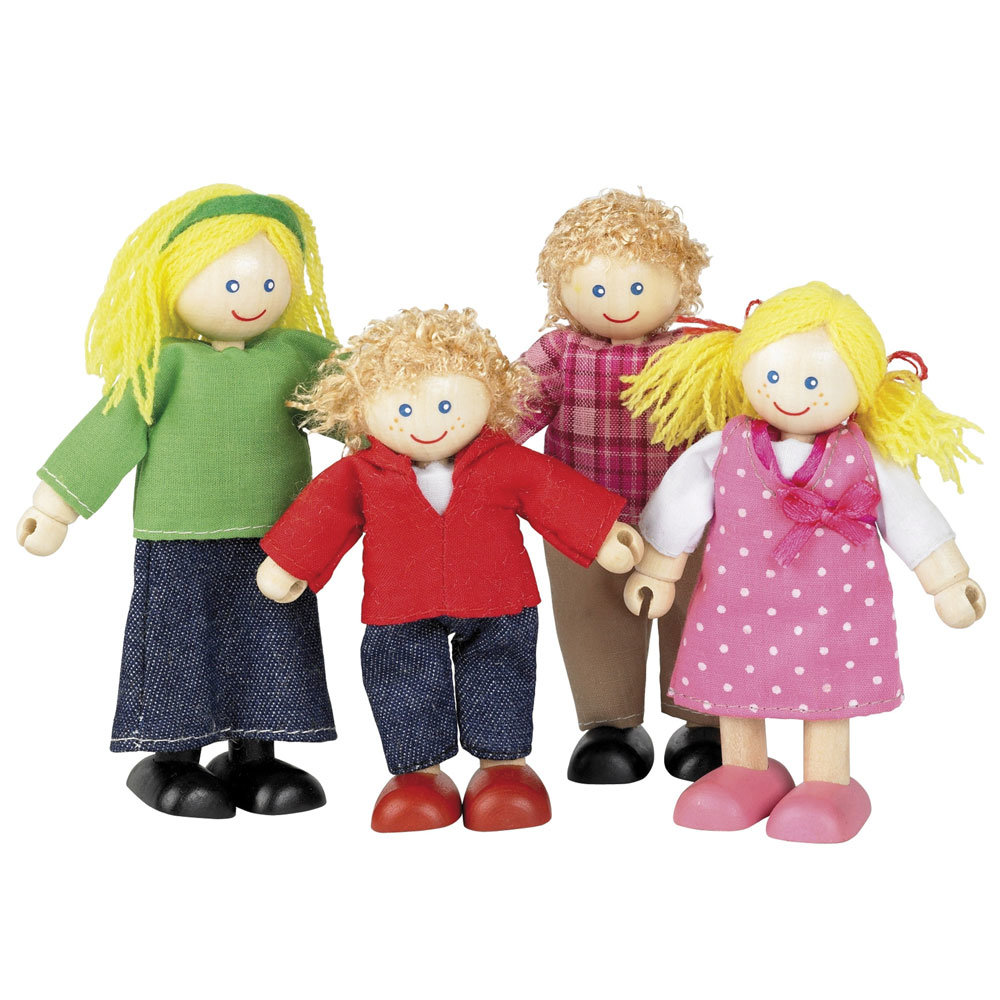 Tidlo Wooden Doll Family