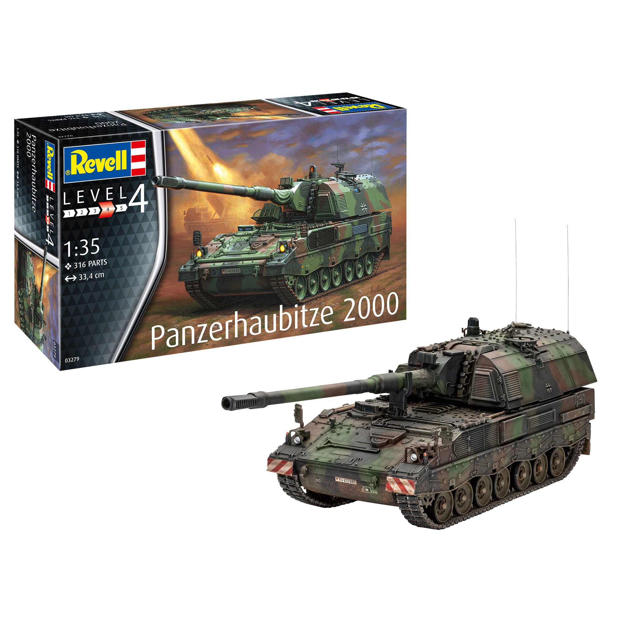 RV03279 - Revell Kit 1:35 - Panzerhaubitze 2000