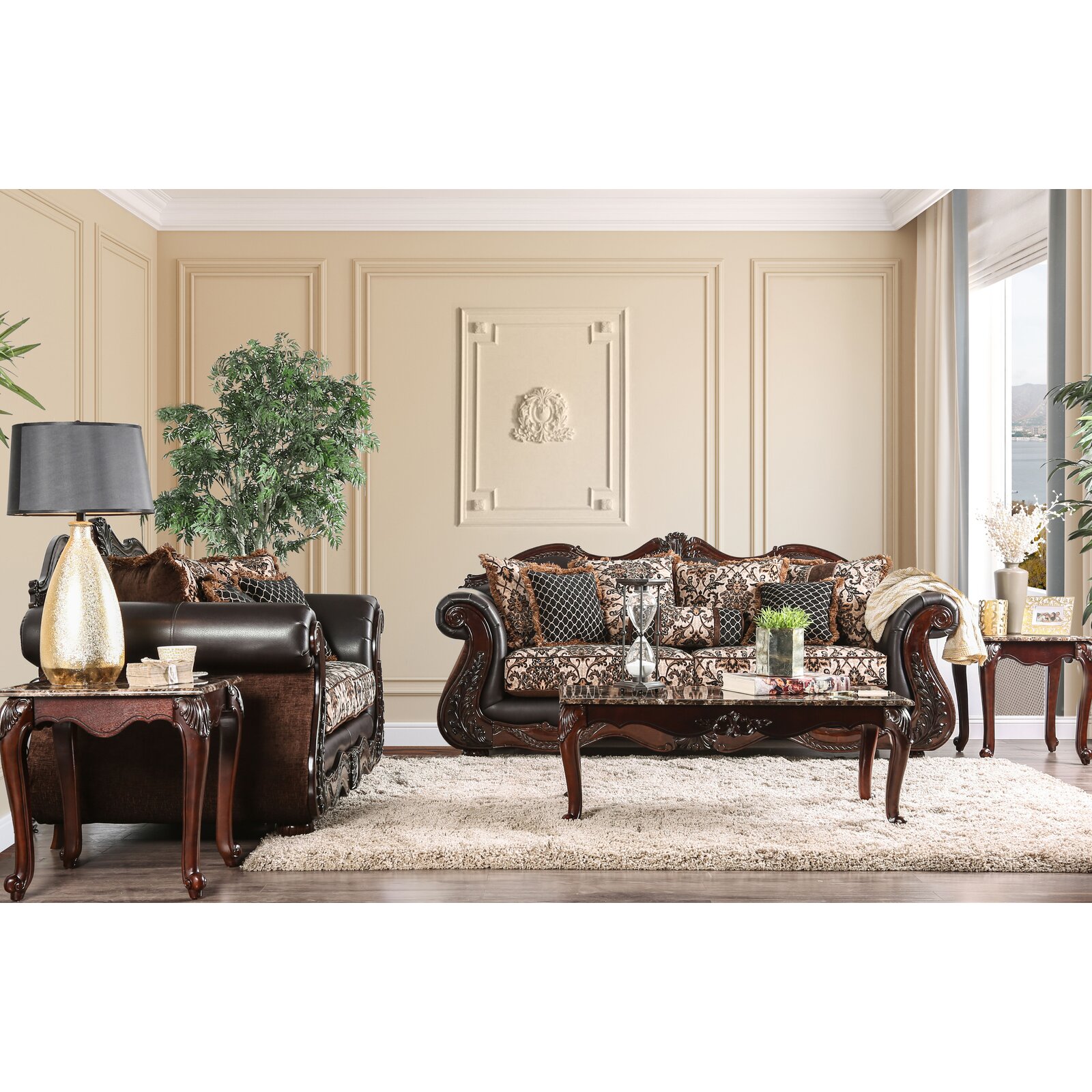 Lark Manor Encarnacion 2 - Piece Living Room Set & Reviews Lark Manor Encarnacion 2 - Piece Living Room Set & Reviews