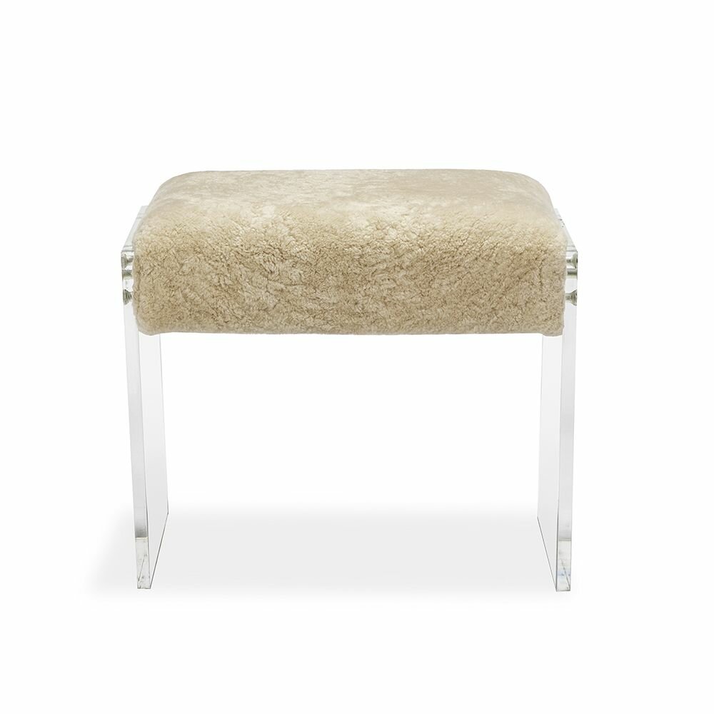 Interlude Aiden 18'' Tall Plastic Accent Stool Interlude Aiden 18'' Tall Plastic Accent Stool