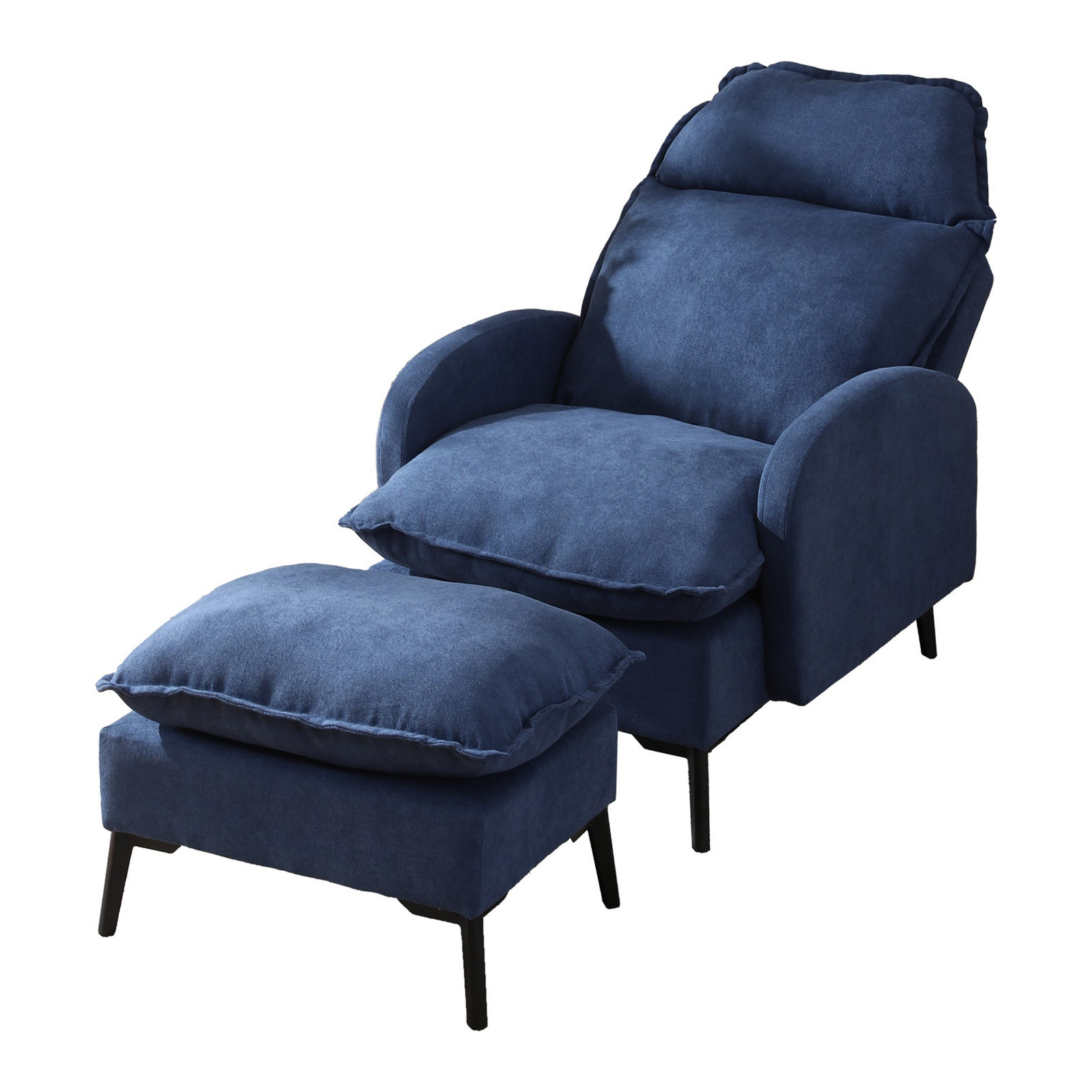Infinity Upholstered Recliner with Ottoman