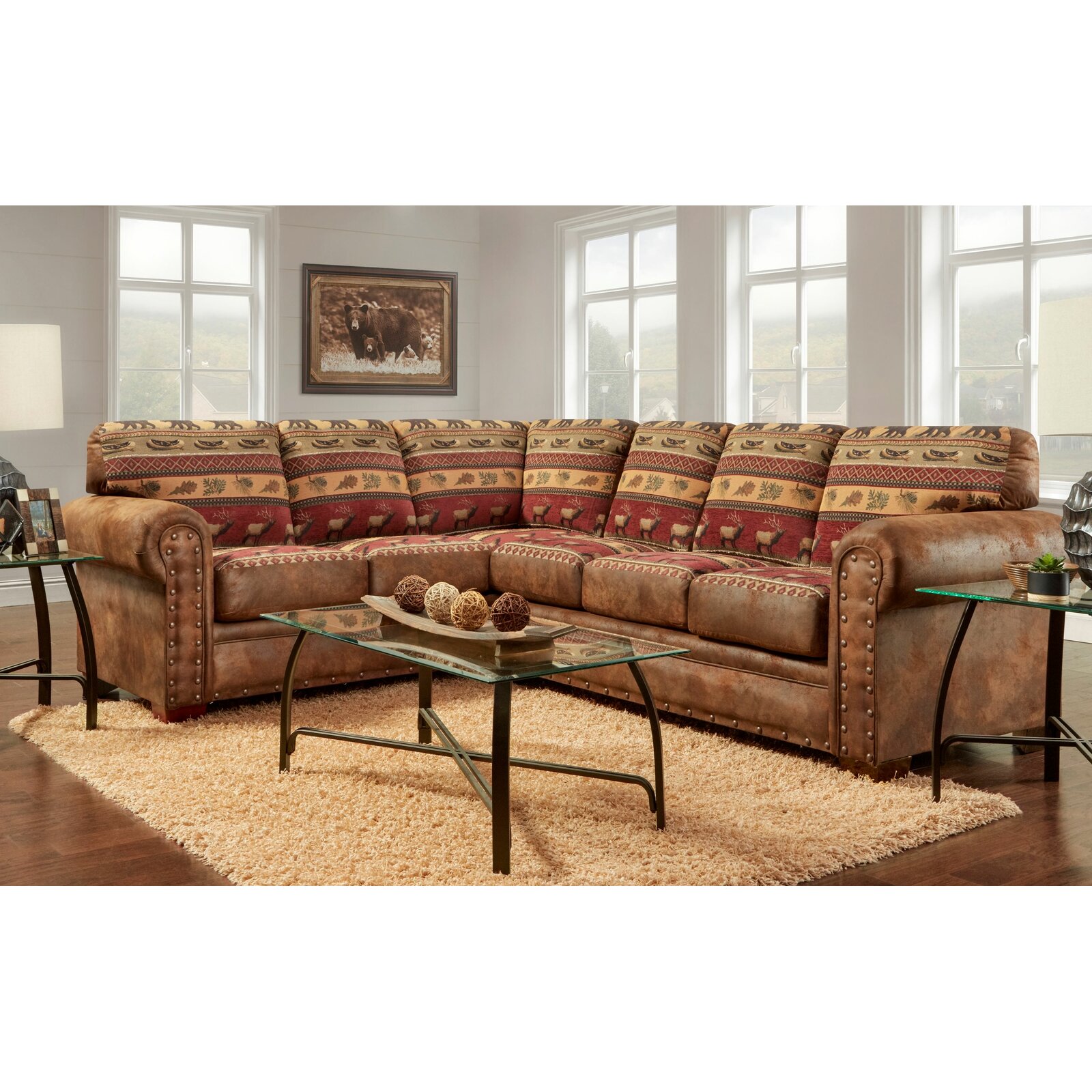 Millwood Pines Josie Upholstered Sectional & Reviews
