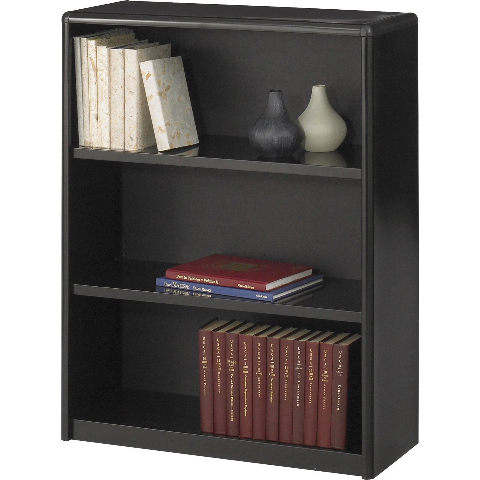 Symple Stuff Trogdon 41'' H x 31.75'' W Steel Standard Bookcase Symple Stuff Trogdon 41'' H x 31.75'' W Steel Standard Bookcase