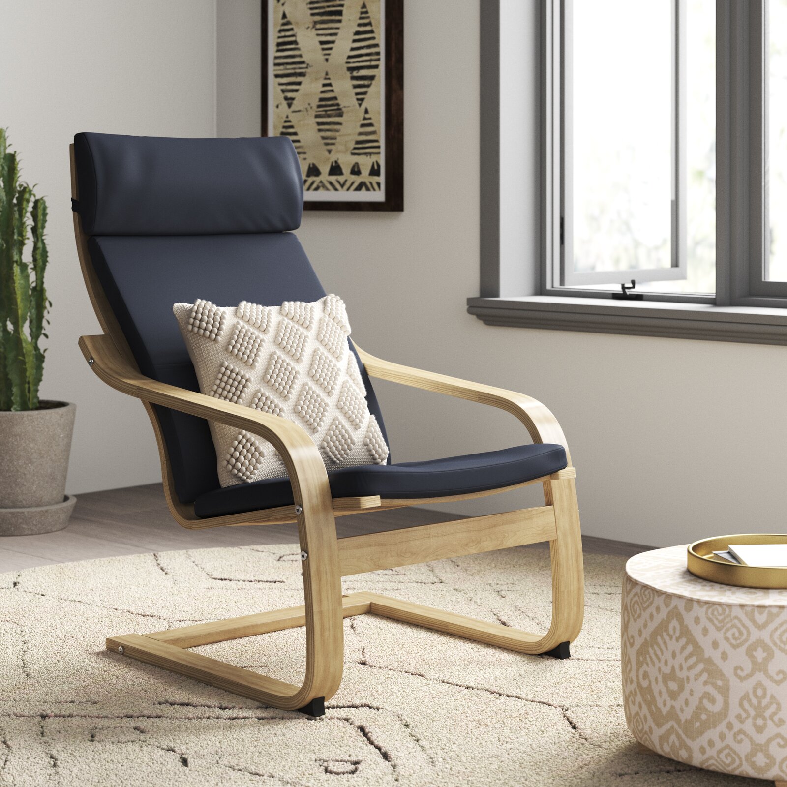 Ebern Designs Gans Vegan Leather Recliner & Reviews Ebern Designs Gans Vegan Leather Recliner & Reviews