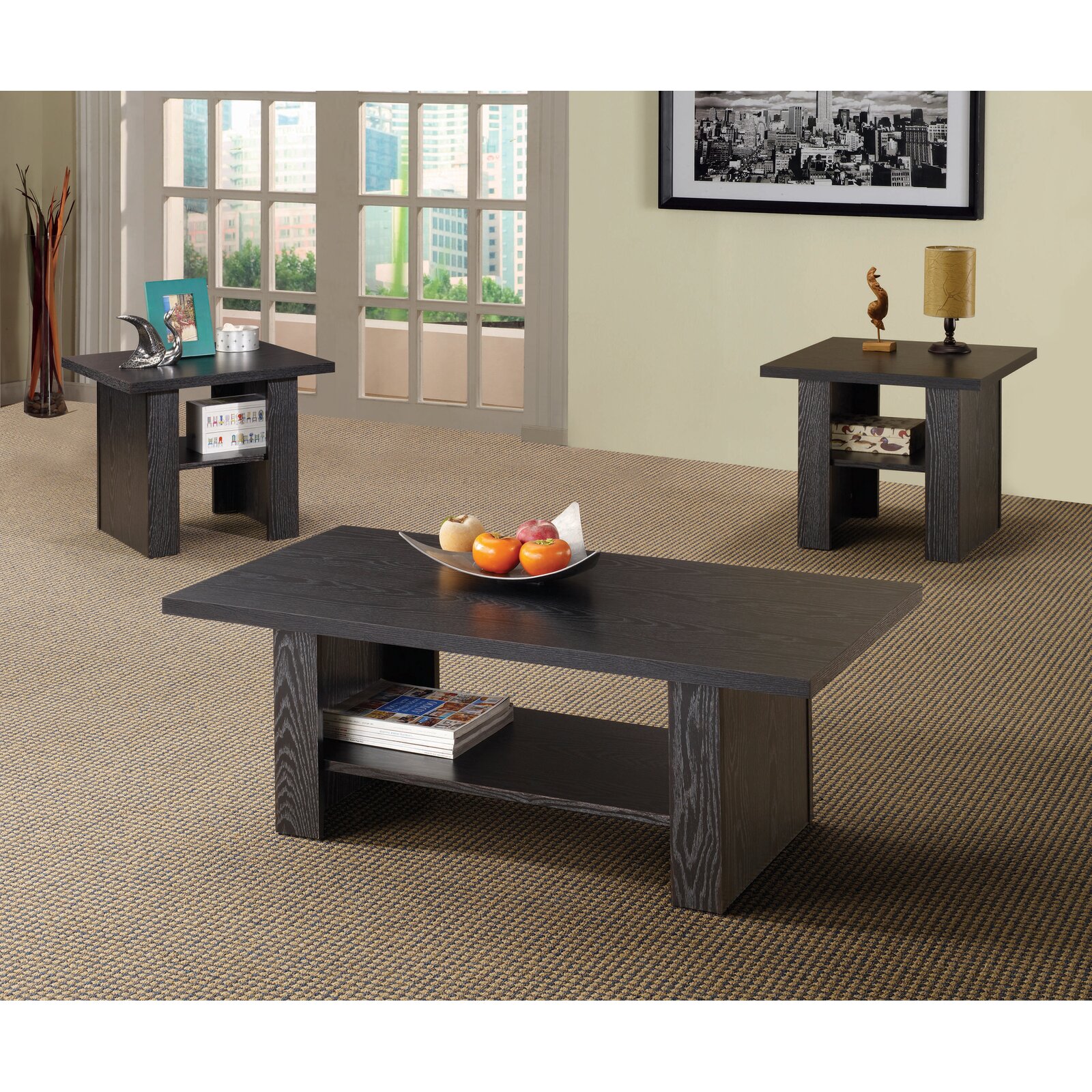 Latitude Run Arren 3 Piece Coffee Table Set