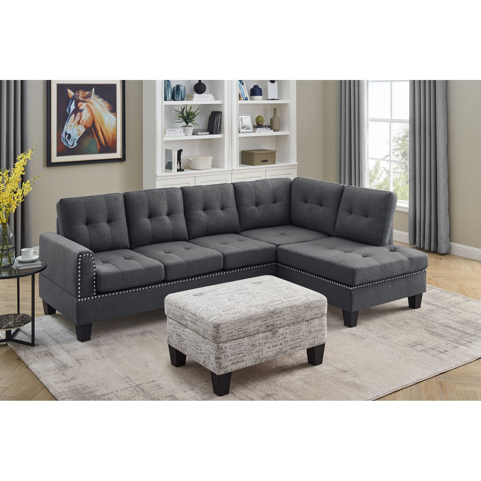 Red Barrel Studio Danico 2 - Piece Upholstered Sectional & Reviews