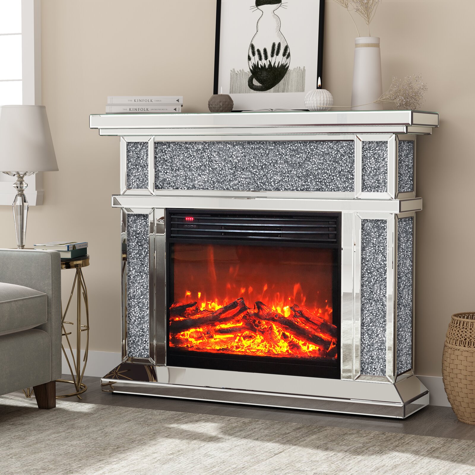Rosdorf Park Rachell 47'' W Electric Fireplace & Reviews Rosdorf Park Rachell 47'' W Electric Fireplace & Reviews
