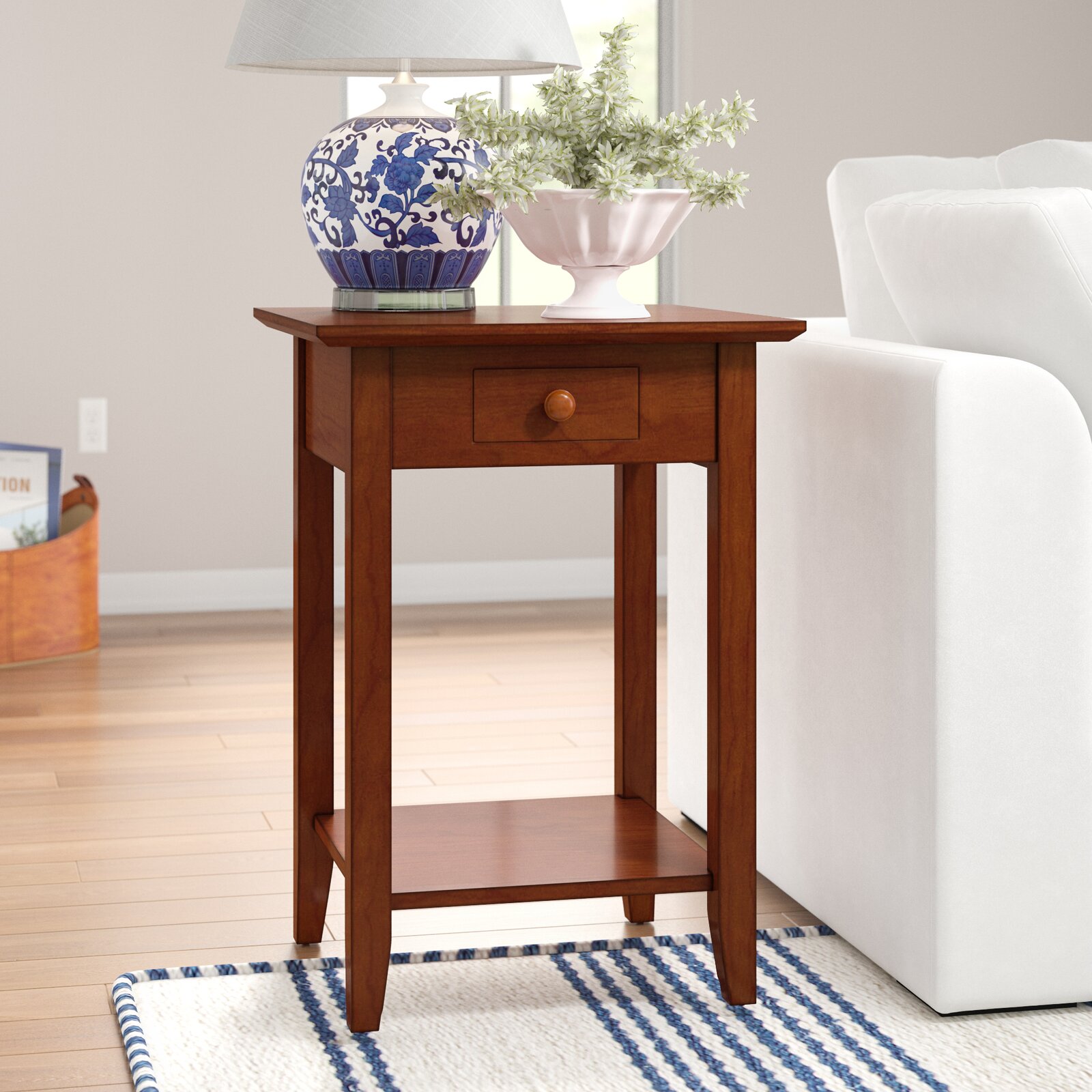 Red Barrel Studio Hugh 26'' Tall End Table with Storage & Reviews