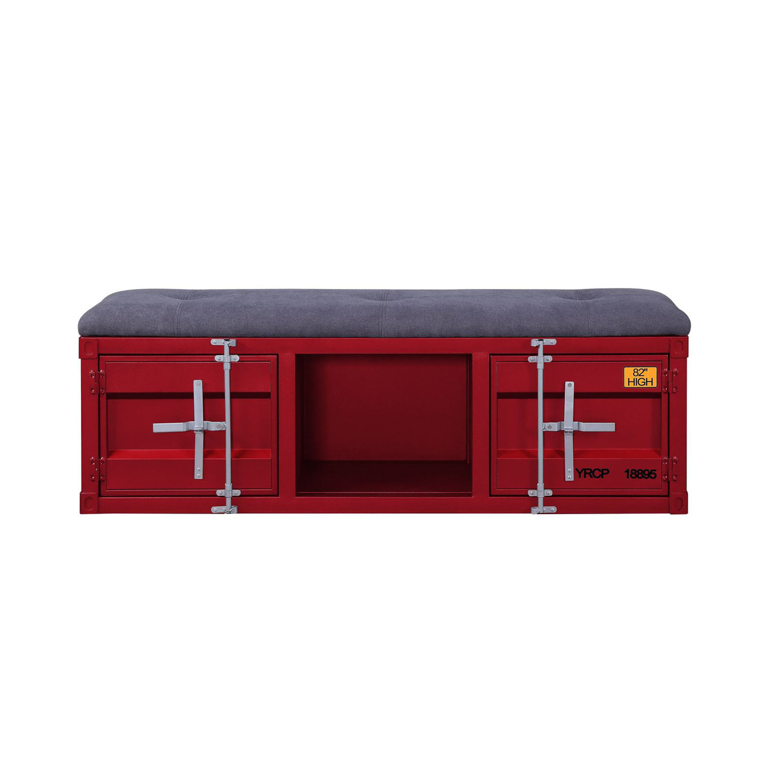 Williston Forge Ermont Metal Cabinet Storage Bench Williston Forge Ermont Metal Cabinet Storage Bench