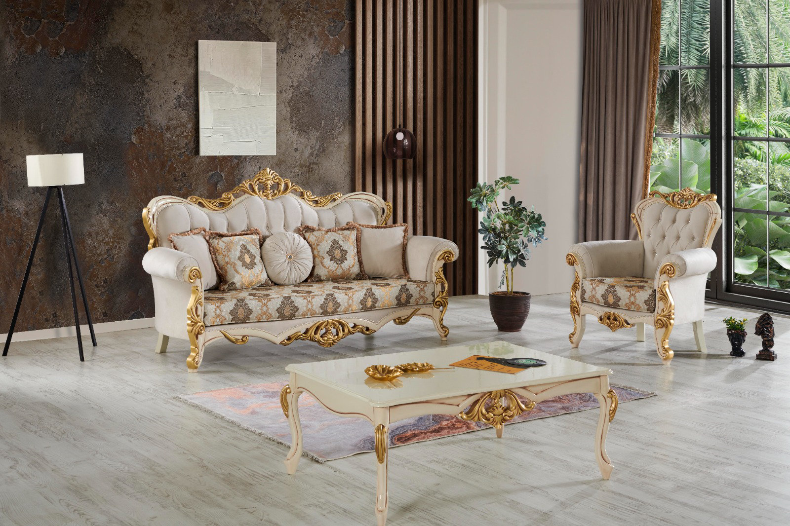 House of Hampton 3 - Piece Living Room Set