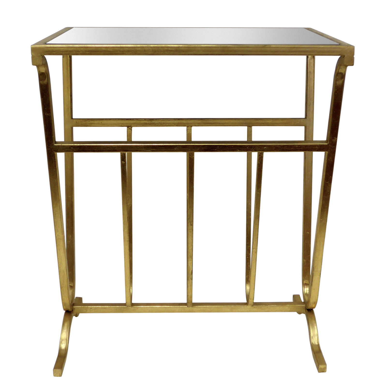 Mercer41 Gairy 23'' Tall Trestle End Table