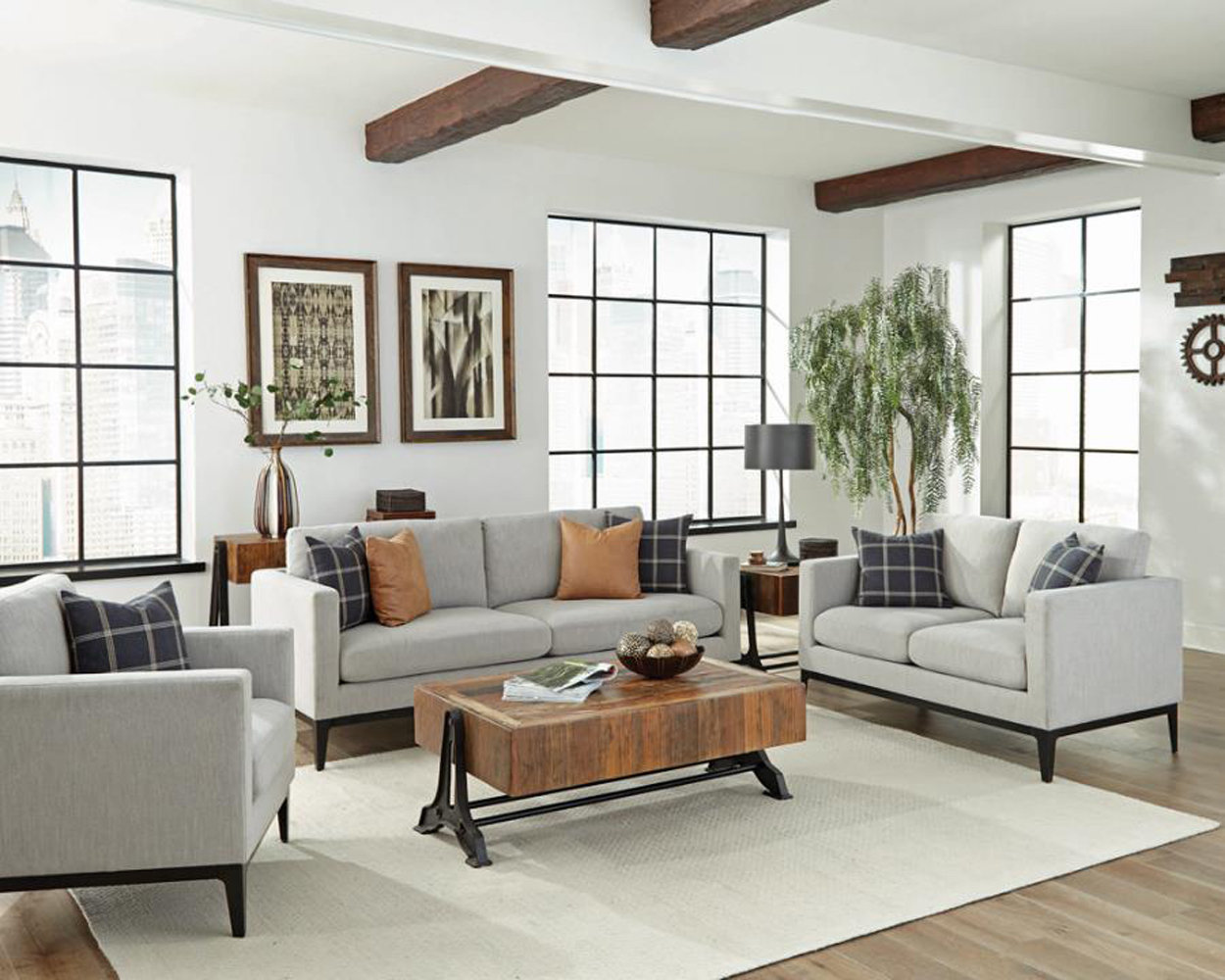 Ebern Designs Atianna 3 - Piece Reclining Living Room Set